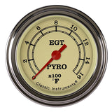 Classic Instruments Vintage 2-1/8" Exhaust Gas Tempature Gauge - VT198SLF