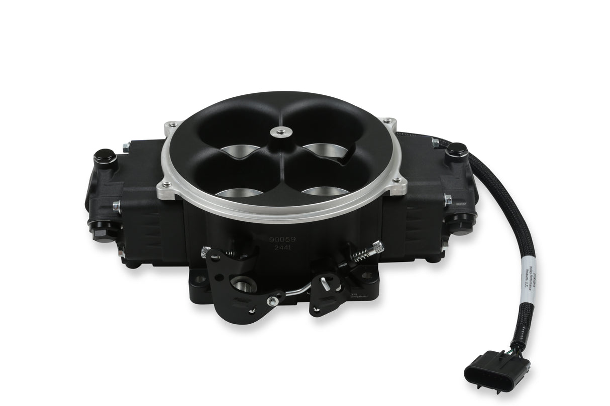 Holley 550-1081 EFI Terminator X Stealth 2x4 4500 Kit - Black
