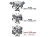 Holley 20-160 Low-Mount LS Drive System (A/C) w/ Sanden SD7 Compressor - Passenger's Side