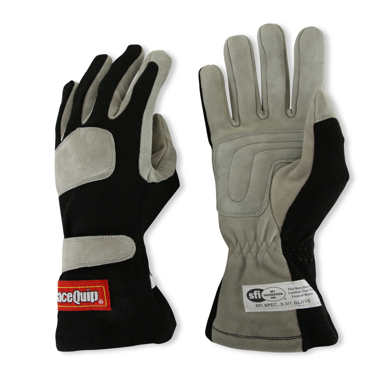 Racequip SFI 3.3/1 Black Nomex Race Gloves - X-Large - 351006RQP