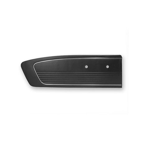 Scott Drake 1966 Standard Door Panels (Black) - C6ZZ-65239423BK