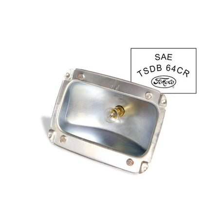 Scott Drake Tail Light Housing, Concours with FoMoCo Logo - C5ZZ-13434-B