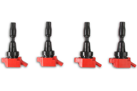 MSD Ignition Coil - Blaster Series - Hyundai/KIA 1.6L Turbo - Red - 4-Pack - 82694