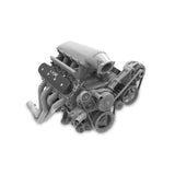 Holley 241-407 Tall LS Valve Cover with LSX Logo - Satin Black Machined Finish