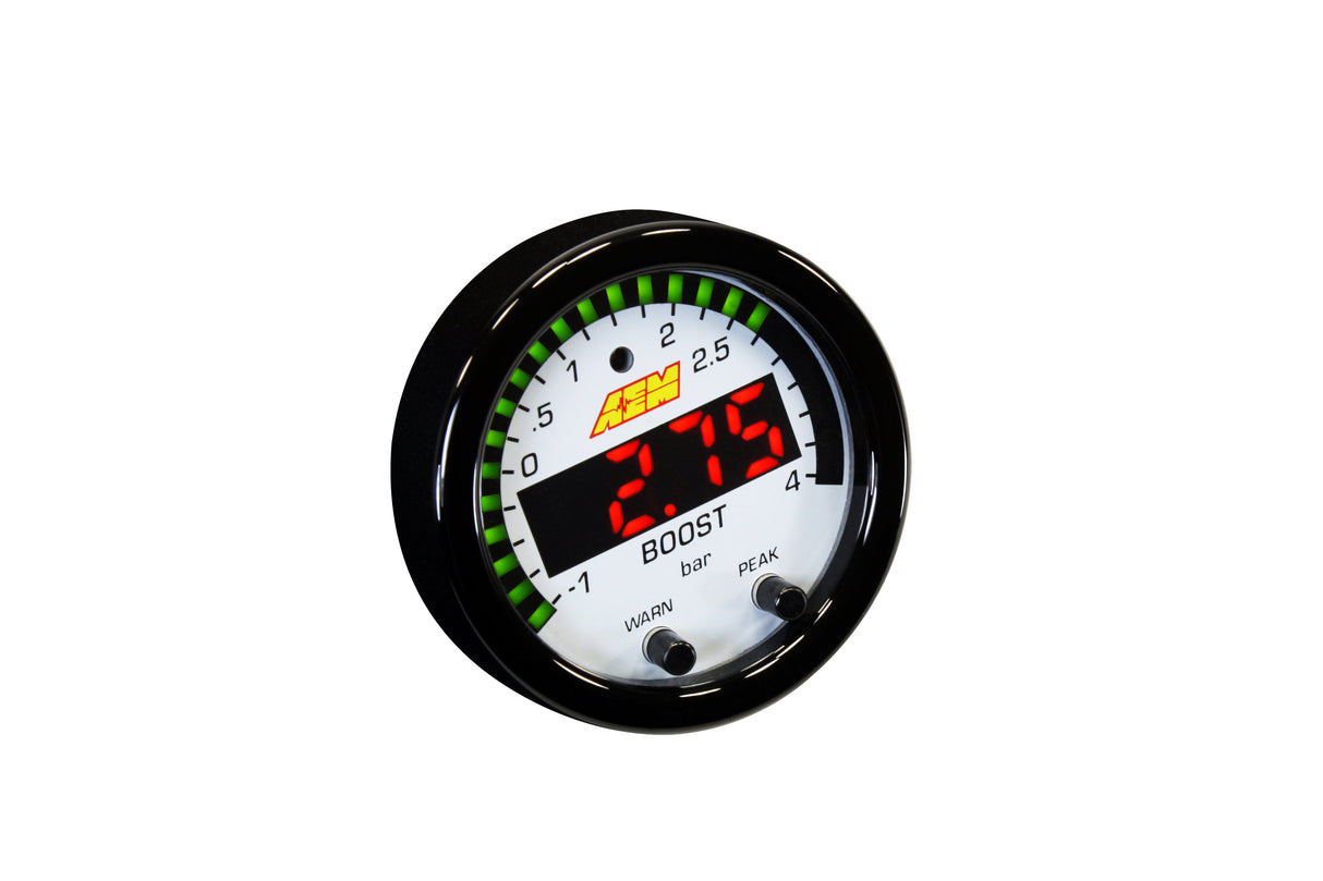 AEM X-Series Boost Pressure Gauge Kit - 30-0308