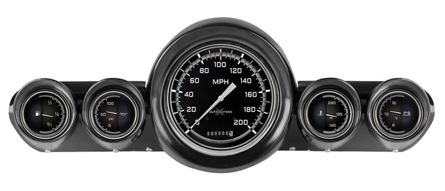 Classic Instruments AutoCross Gray 1959-60 Full-size Chevy - CH59AXG54
