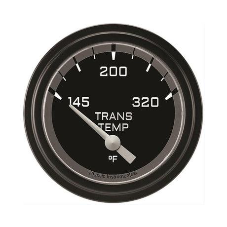 Classic Instruments Autocross Gray 2 5/8" Transmission Temperature Gauge - AX227GBLF