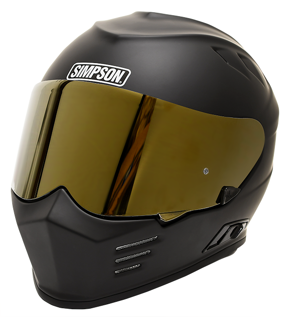 Simpson Motorcycle Ghost Bandit Helmet - Flat Black SM - GBDS3