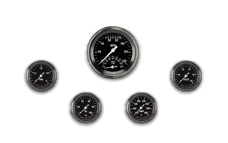 Classic Instruments Hot Rod Five Gauge Set 135 - HR135SLF