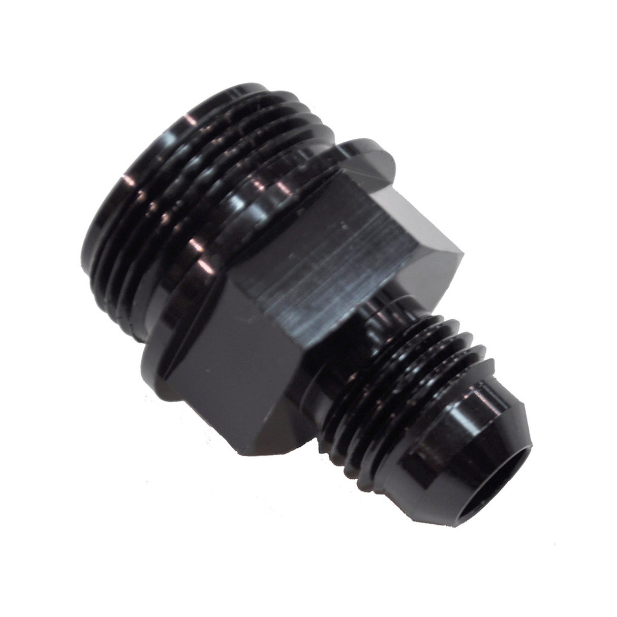 Quick Fuel 7/8-20 -6 A/N Fuel Inlet Fitting Black - 19-36QFT