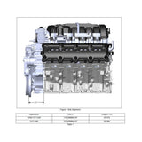 Holley 97-378 Power Steering Kit for Gen III Hemi Swaps - Early Car - Low Pressure