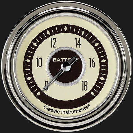 Classic Instruments Nostalgia VT 2 5/8" Voltage Gauge - NT330SLC