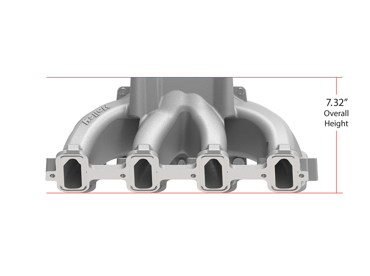Holley 300-256BK Single Plane Split-Design Race Intake Manifold- GM LS1/LS2/LS6- Black
