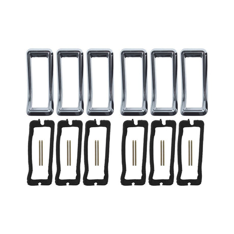 Scott Drake Concours Tail Light Bezel Kit - KIT-ELC-5