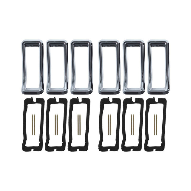 Scott Drake Concours Tail Light Bezel Kit - KIT-ELC-5