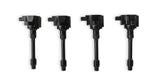 MSD Ignition Coil - Blaster Series-Honda 1.5L/2.0L/2.0L Turbo 4-cyl-Black-4-Pack - 824943