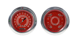 Classic Instruments V8 Red Steelie 1954-55 Chevy Truck Package - CT54V8RS52