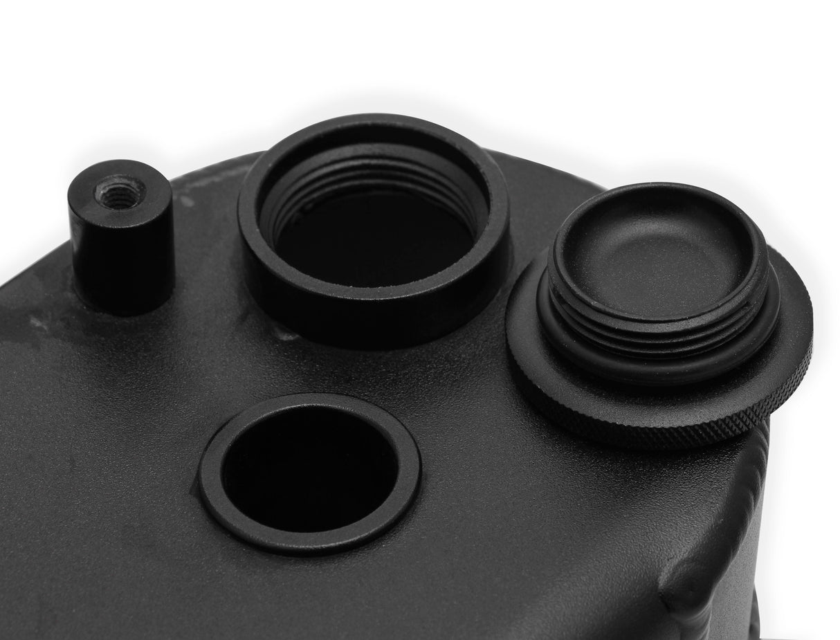 Holley 890014B Sniper Valve Cover - Fabricated Aluminum - GM LS Engines - Satin Black