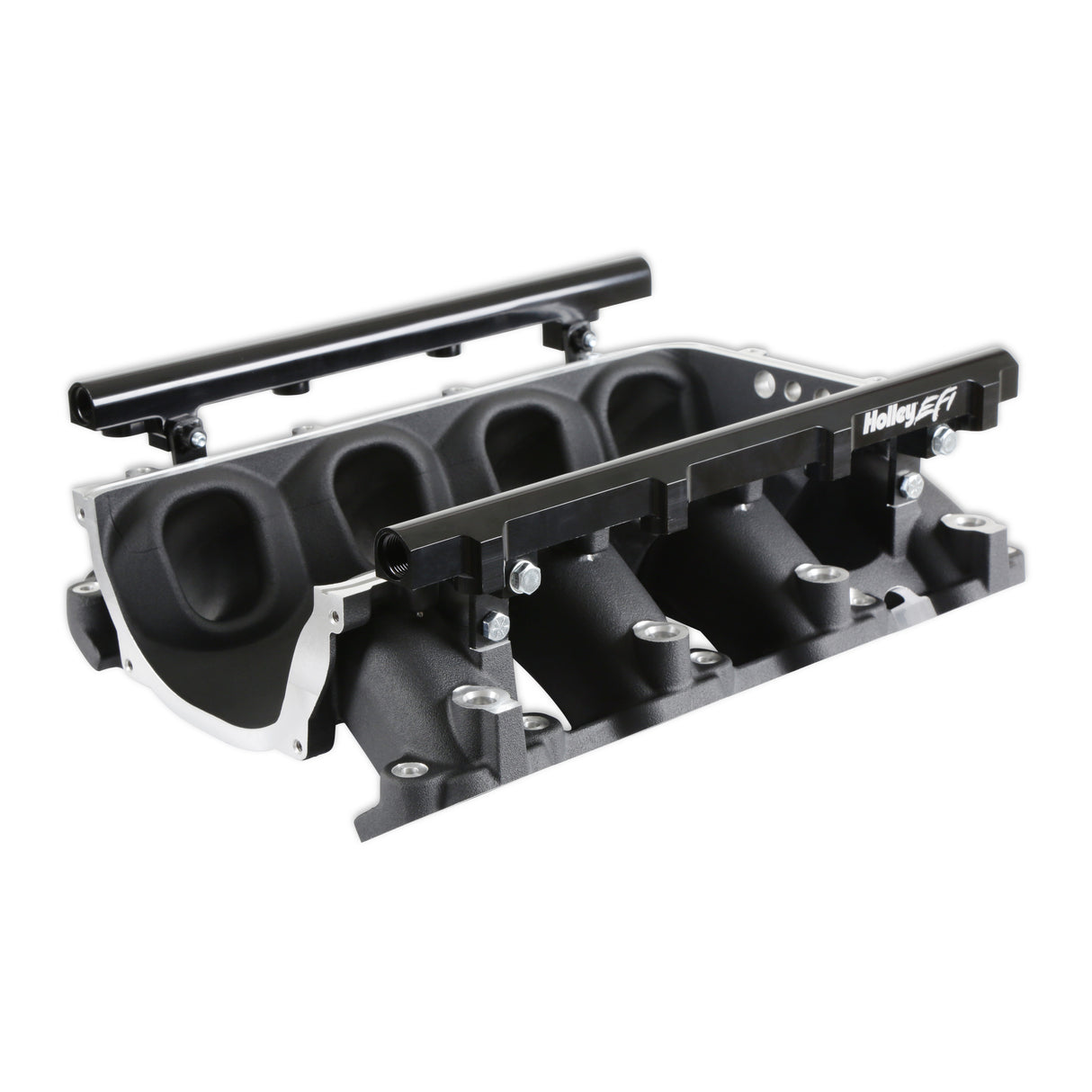 Holley 300-713BK Ultra Lo-Ram Manifold Base and Port Injection Fuel Rails - GM Gen V LT