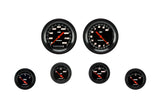 Classic Instruments Velocity Black Six Gauge Set - VS01BBLF