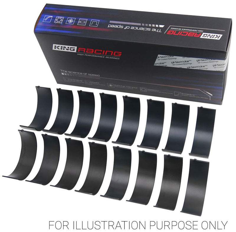 King XPC Series Conrod Bearing Set, .010" Suit BB Chev 396-454, 502 & 348-409 (KBCR808XPNC 010) KBCR808XPNC 010