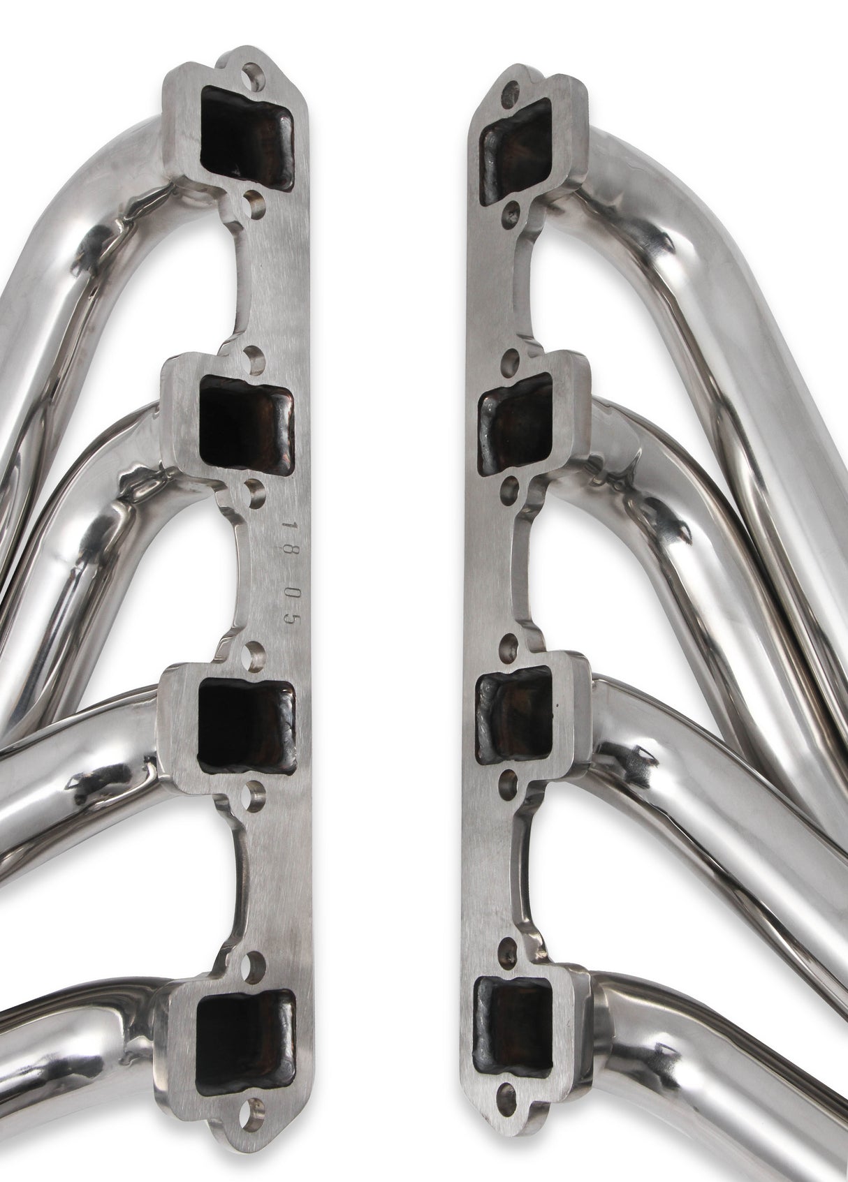 Flowtech Small Block Ford Turbo Headers - Polished 304 Stainless Steel - 12165FLT