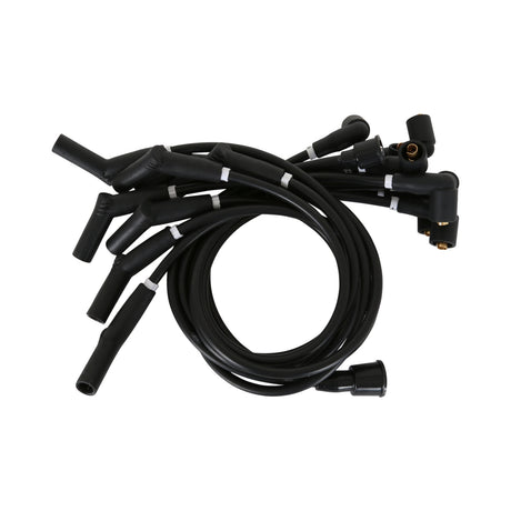 Scott Drake 8mm Ford Logo Ignition Wires Black - C5OZ-12259-BK8