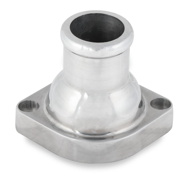 Mr Gasket GM LS Water Neck - Straight - Polished Finish - 2671NA