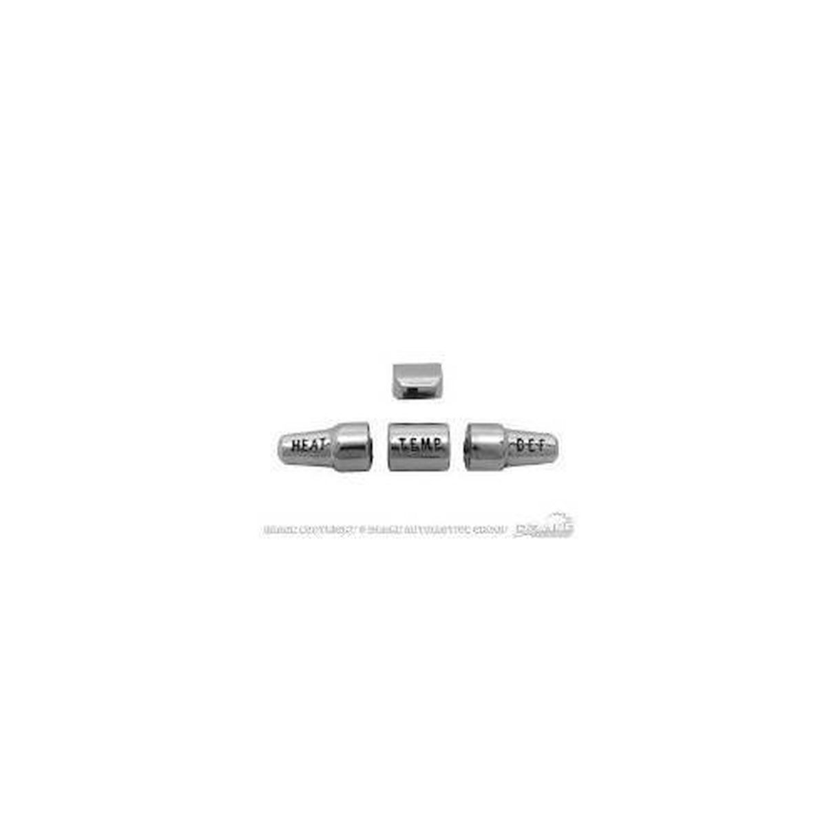 Scott Drake 64-66 Heater Knob Set - C5DZ-18519-K