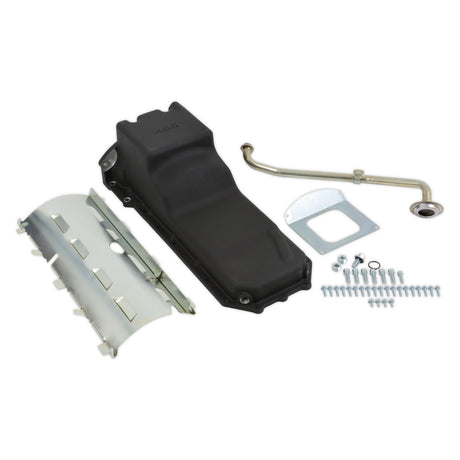 Holley Gen III Hemi Swap Oil Pan - Rear-Sump - Black - VVT - 302-76BK