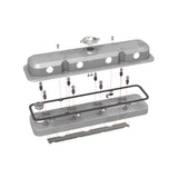Holley 241-190 2-Piece Pontiac Style Valve Cover - Gen III/IV LS - Natural