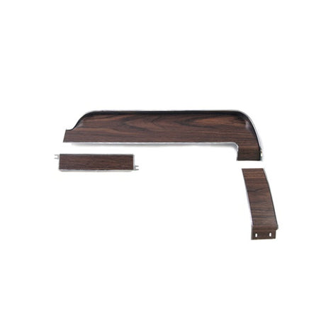 Scott Drake Deluxe Dash Panels (with Wood Grain, 3 Piece) - C8ZZ-6504410-KR