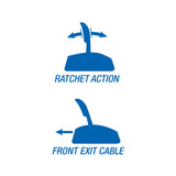 B&M Automatic Ratchet Shifter - QuickSilver Console - 81125