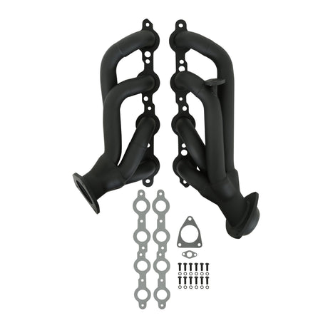 Flowtech Shorty Headers - Black Painted - 91834FLT