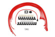 ACCEL Spark Plug Wire Set - 8mm - Universal - Red Wire with Red 90 Deg Boots - 5041R
