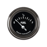 Classic Instruments Tetra Series, Black Fuel Gauge 0-30 - TE14BSLF