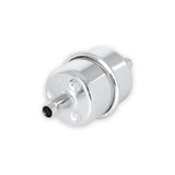 Mr Gasket Chrome Fuel Filter - Fits 3/8 Inch Hose - 9746