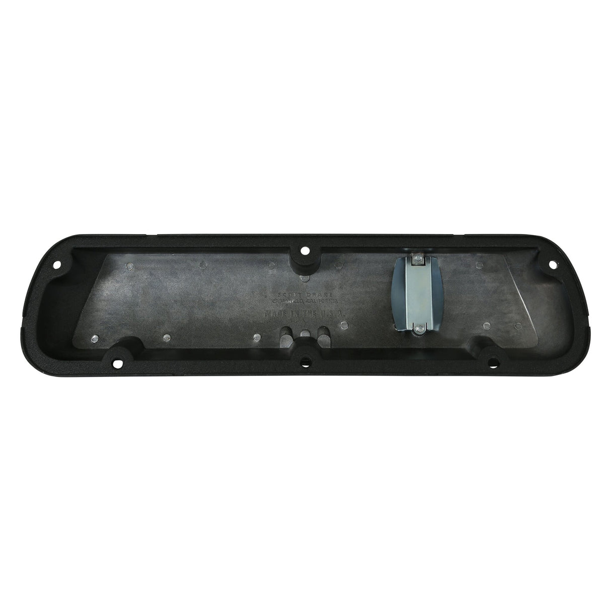 Scott Drake 289 Aluminum Valve Covers Black Powder Coat - 6A582-289