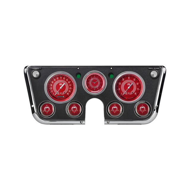 Classic Instruments V8 Red Steelie 1967-72 Chevy Truck - CT67V8RS