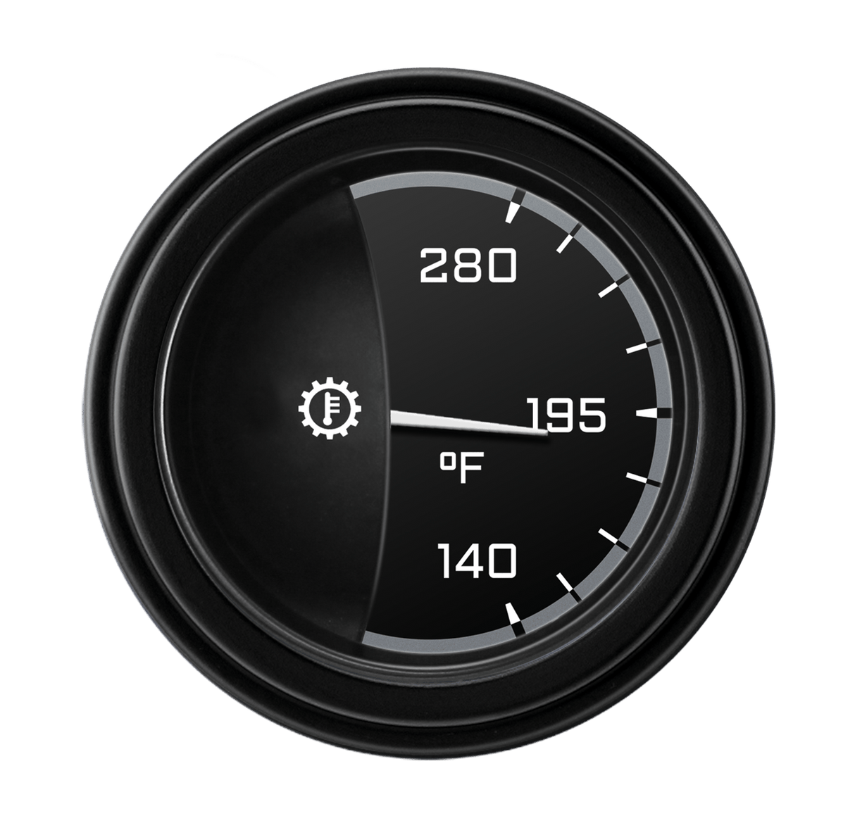 Classic Instruments AutoCross Gray 2 1/8" Transmission Temp - AX27GBLF