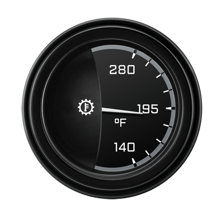 Classic Instruments AutoCross Gray 2 1/8" Transmission Temp - AX27GBLF