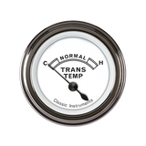 Classic Instruments Classic White 2-1/8" Transmission Temperature Gauge - CW27SLC
