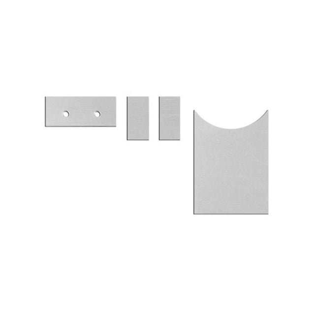 Scott Drake 67 Dlx interior AC vent aluminum inserts - C7ZZ-6504410-AC