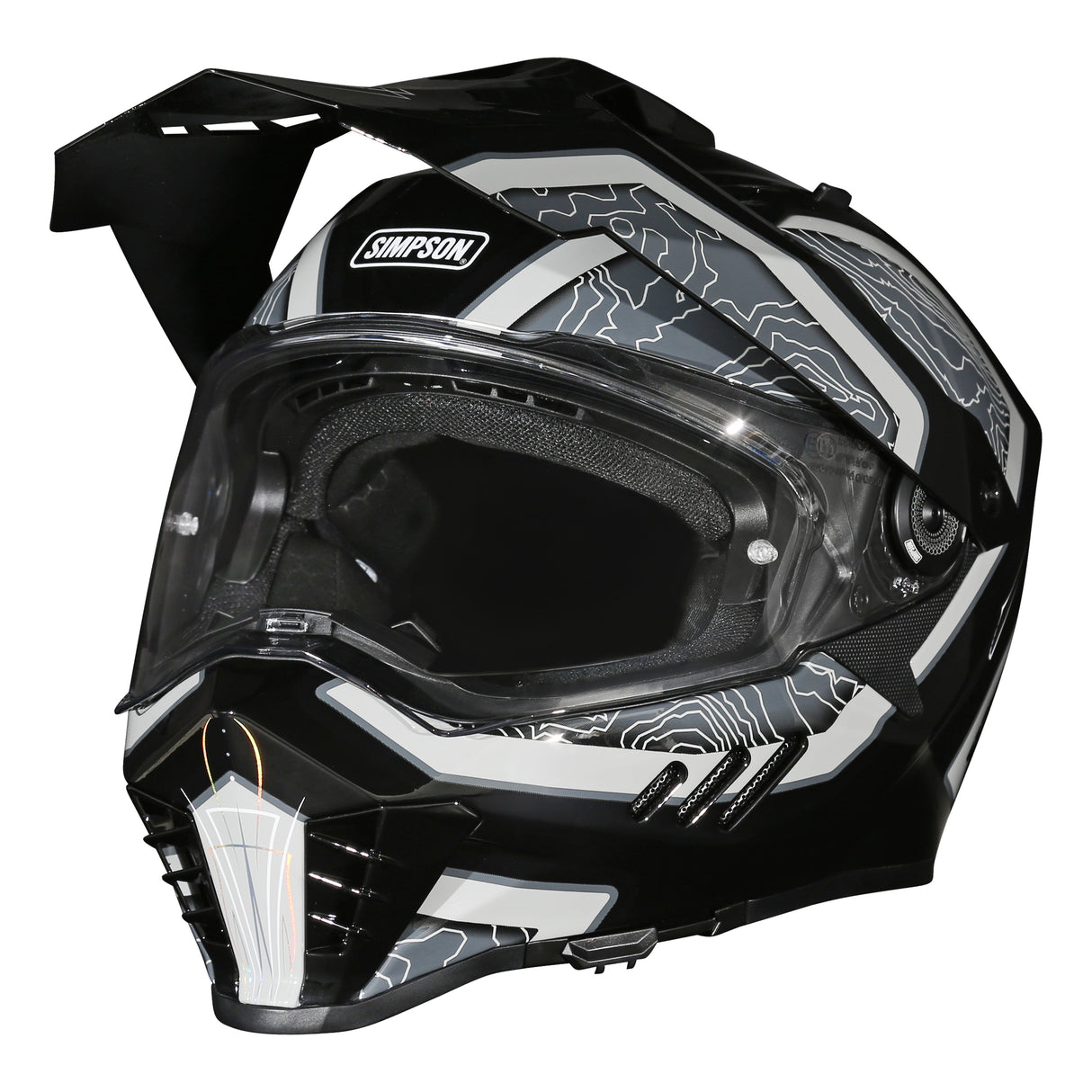 Simpson Motorcycle Xcursion Bandit Helmet - Summit Black - Extra Small - XBS2XS