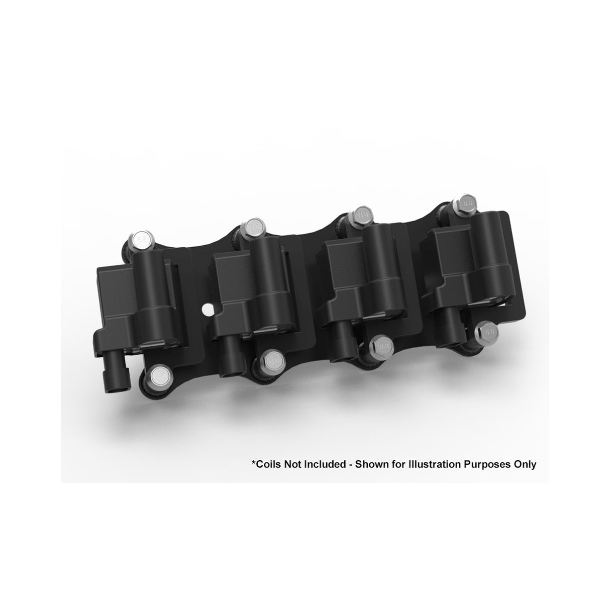 Holley 561-128 EFI Ignition Coil Remote Relocation Bracket, Black Finish, Pair