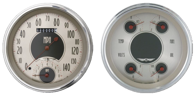 Classic Instruments 4 5/8" Speedtachular & Quad - AN62SLC