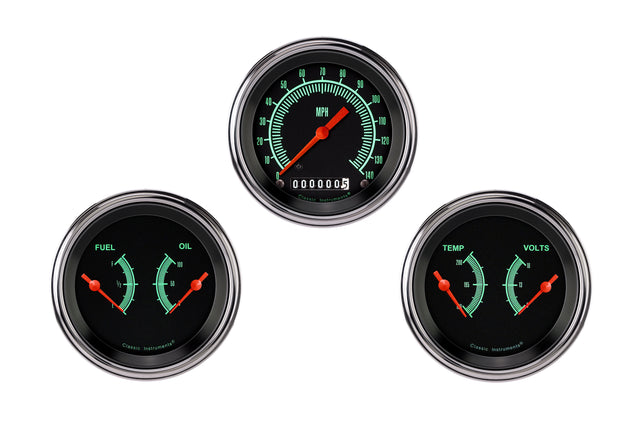 Classic Instruments G/Stock Series Three Gauge Set - GS04SLF