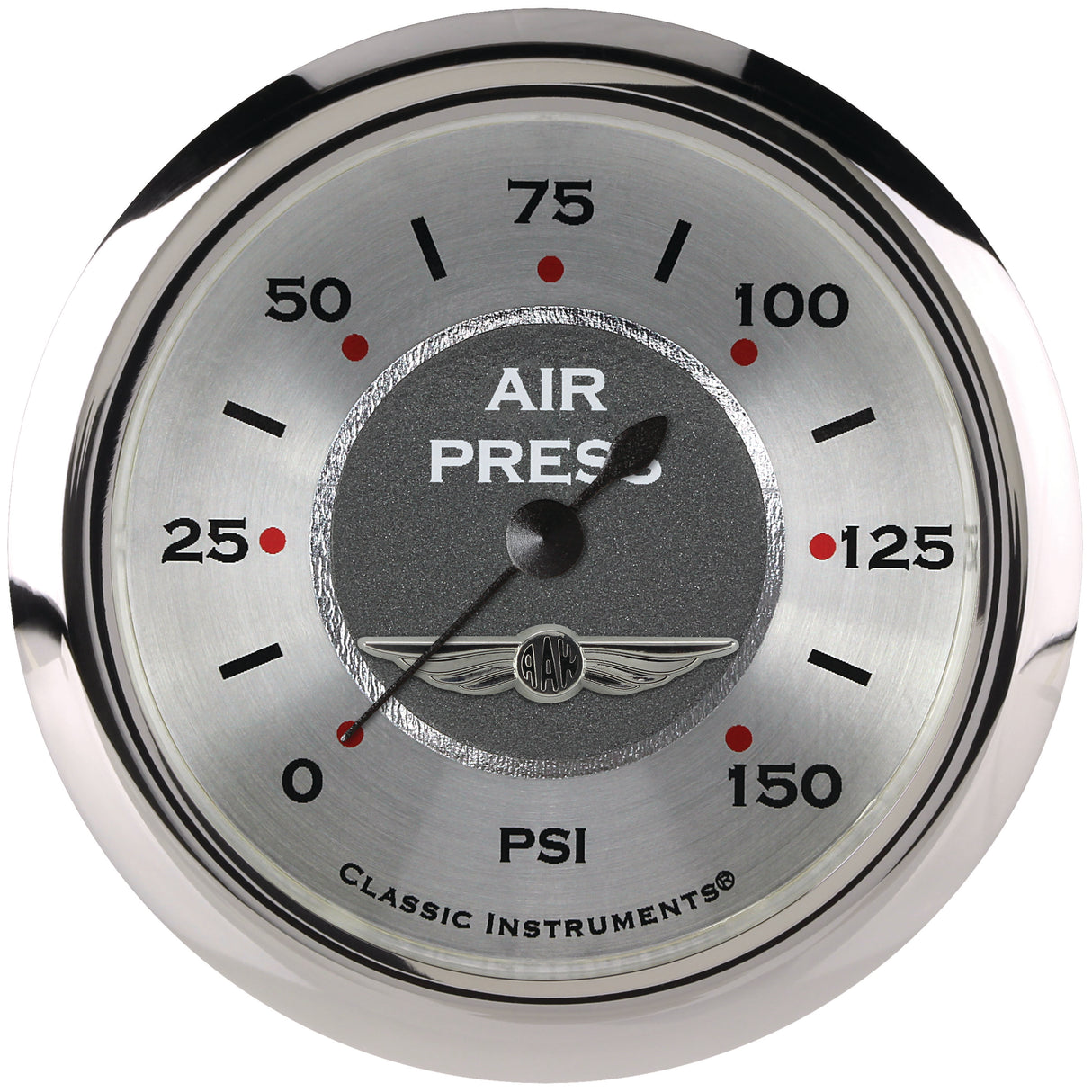 Classic Instruments All American 2 5/8" Air Pressure Gauge - AW318SRC