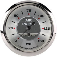 Classic Instruments All American 2-5/8" Air Pressure Gauge - AW318SRC