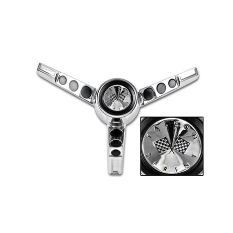 Scott Drake 1963-64 Falcon Sprint Steering Wheel Horn Button (w/generator only) - C4DZ-13A805-C